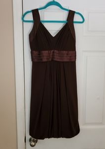 Night Way brown bridesmaid dress